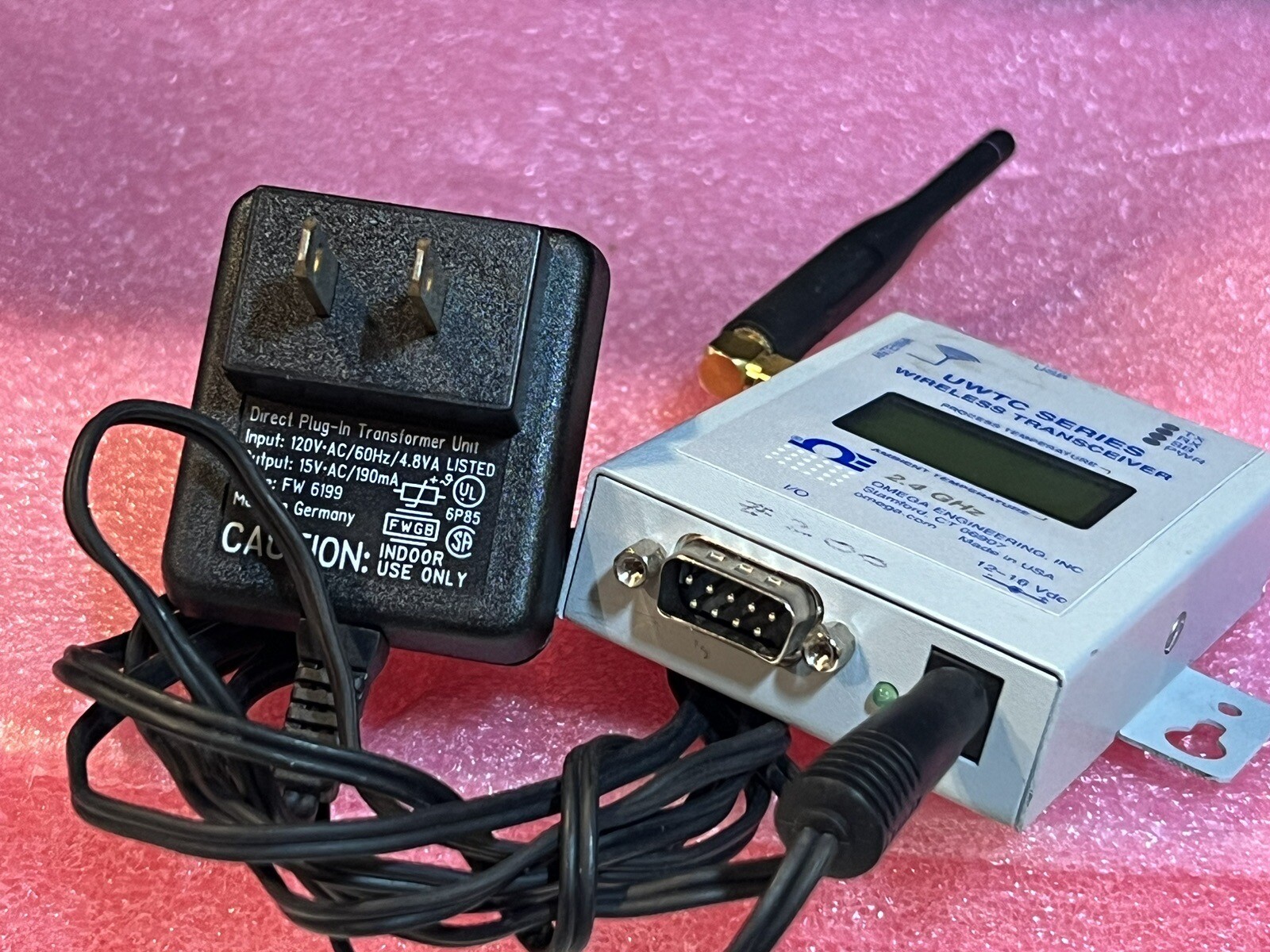 OMEGA UWTCREC2TC WIRELESS TRANSMITTER RECEIVER eBay