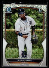 Javier Osorio 2023 Bowman Chrome Mega Box Mojo Refractor A Card #BCP-4