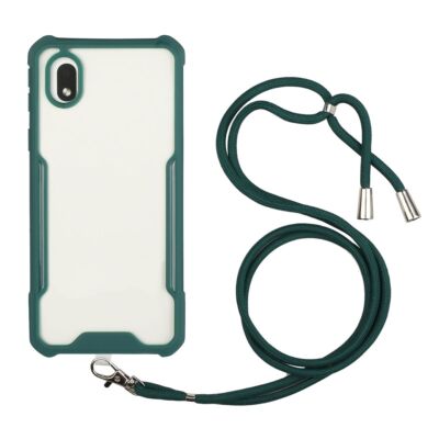 Handyhülle Schutz Case für Samsung Galaxy A01 Core Cover Tasche Etuis Grün Neu