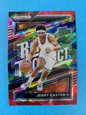 2024 Prizm Draft Picks Red Cracked Ice Prizm Rated Prospect Jerry Easter II #9
