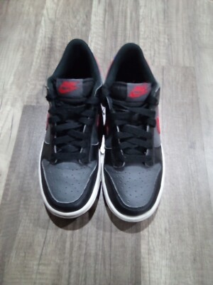 Nike Dunk Low GS Black Blue University Red Sz 5Y GS FV0373-001 Sneakers DS