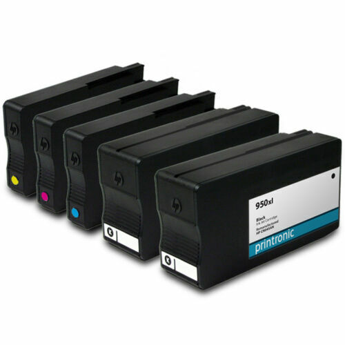Paquete de 5 cartuchos de tinta HP 950XL 951XL para OfficeJet Pro 251dw 276dw 8100 8600 - Imagen 1 de 5