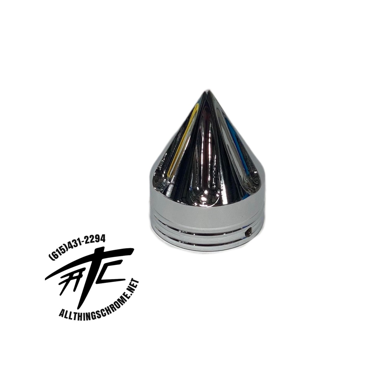 Yoking さま　CHROME CHROME “ZX” ENGRAVED FORK CAPS, YOKE CAP, & FRONT AXLE WING