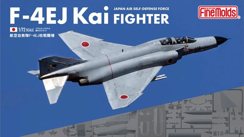 F-4EJ Phantom II Kai maquette avion de chasse japonais FineMolds 1/72