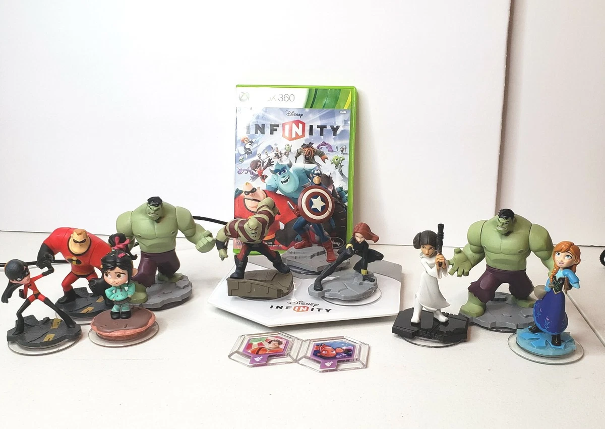 XBOX 360 Disney Xfinity Game Pieces and Characters/Figures Lot