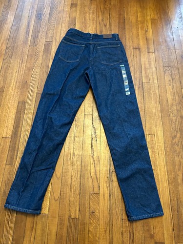 L.L.Bean Jeans Mens W 32 L 36 Regular Fit Blue Brand New - Picture 4 of 6