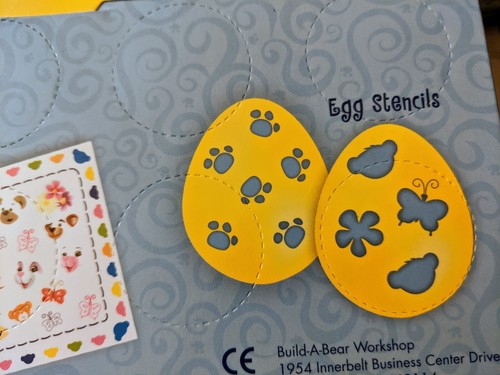 Kit de decoración Build-a-Bear Easter Egg Buddies 2012 plantillas y pegatinas 096653 - Imagen 10 de 12