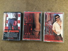 3x Bruce Springsteen Vintage Cassettes. Born In The USA, Human Touch, Lucky Town