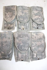 3 US Military Issue Molle Rifle 30 Round Magazine Pouch ACU 223 556 7.62 308  3