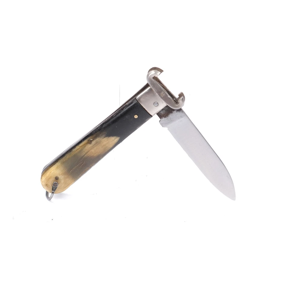 CUCHILLO PLEGABLE DE CAZA EXTRACTOR EXTRACTOR ESCOPETA VIRGINIA ITALIANA RARO DE COLECCIÓN Foto 2 de 4