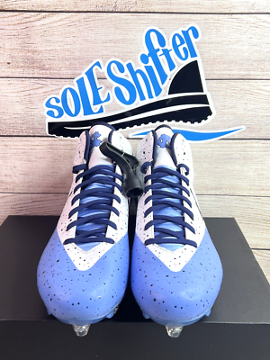 Nike Jordan Vapor Speed 2 3/4 D Football Cleats UNC Size 9.5 Sample New PE NIKE AIR JORDAN VAPOR SPEED 2 3/4 PE PLAYER SAMPLE *UNC TAR  main image 4