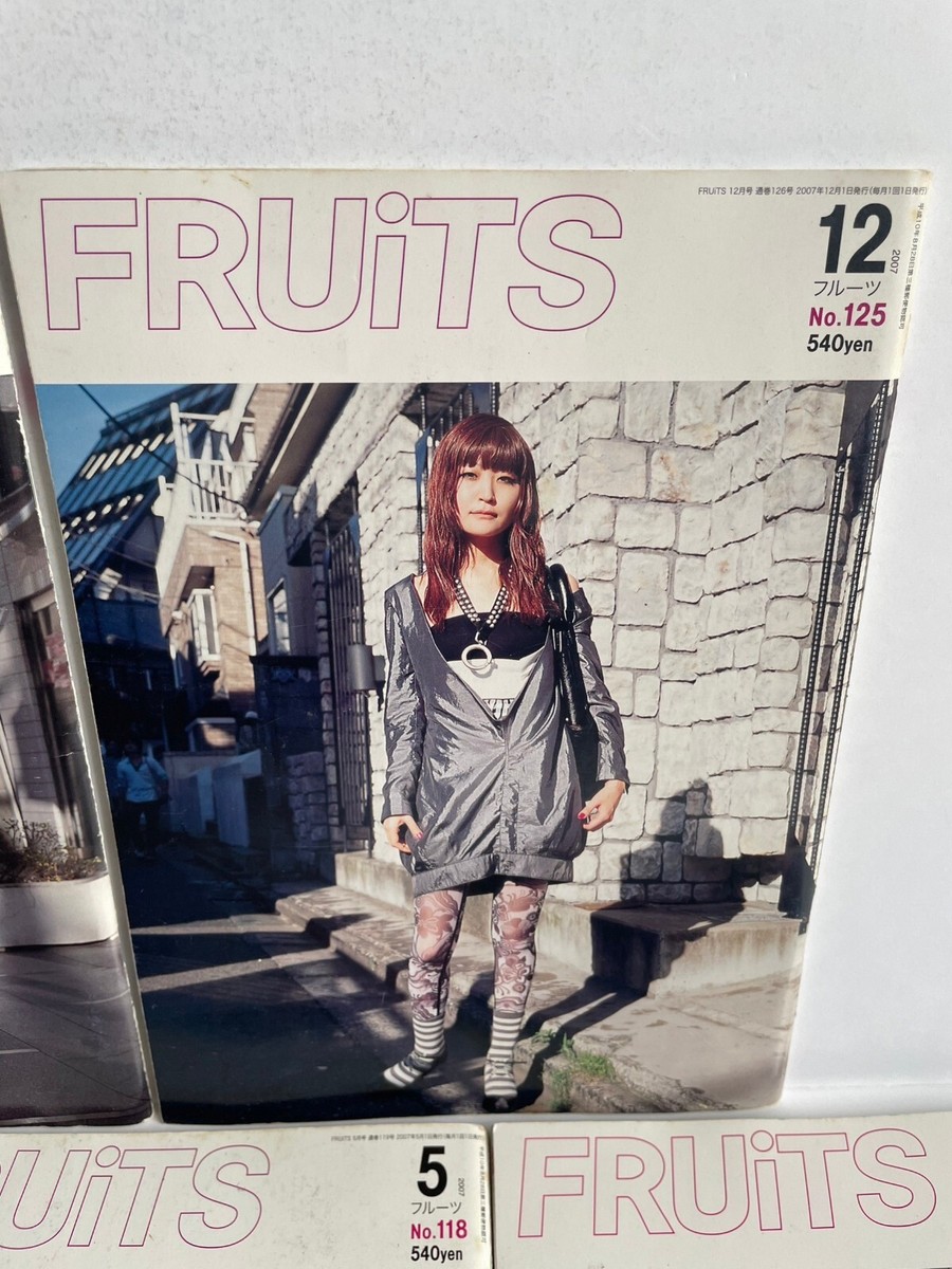 FRUiTS Magazine no.99 118 125 128 129 Harajuku Street