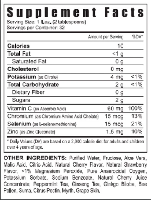 Youngevity Lonestar Wallach Oxybody Cherry Berry 32 fl oz paquete de 4 envío gratuito Foto 2 de 2