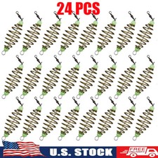 24X Spring Carp Feeder Spring Fishing Feeder Bait Carp Fishing Baits Hook Kits