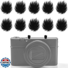 10 Pcs Camera Mic Windscreen Wind Muff Built in Microphone Camera Muff Compat