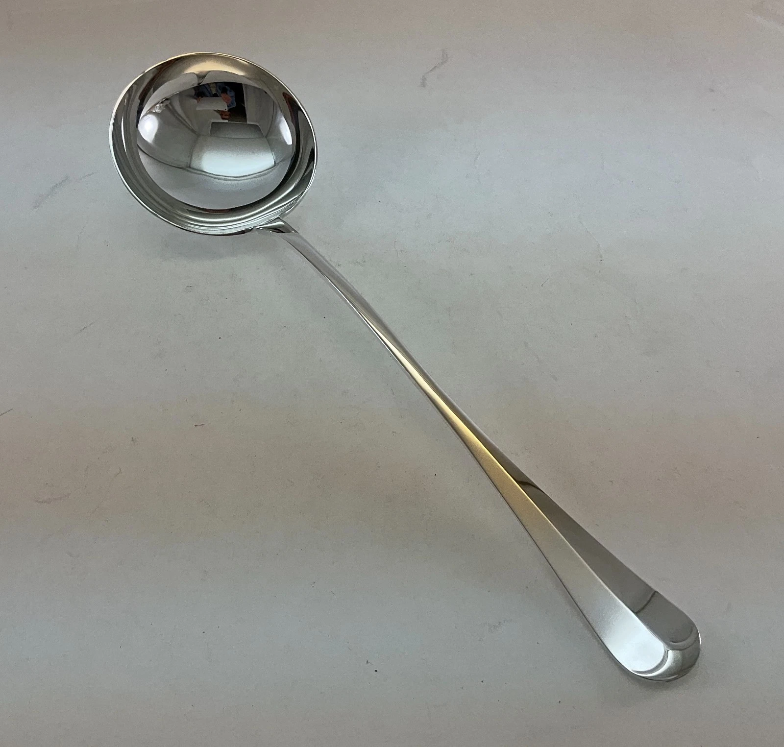 The Finest, Silver Plated Soup Ladle, Rattail .