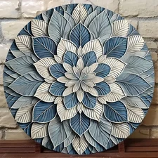 Classic Humorous Round Aluminum Skin Art