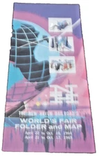 1964 1965 NEW HAVEN RAILROAD NEW YORK WORLD'S FAIR FOLDER AND MAP