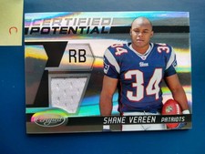 2011 Panini Certified Potential Shane Vereen #30 Patriots Jersey Patch /250