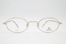 Rodenstock R 2342 TITANIUM Oval Eyeglasses Gold Brown New