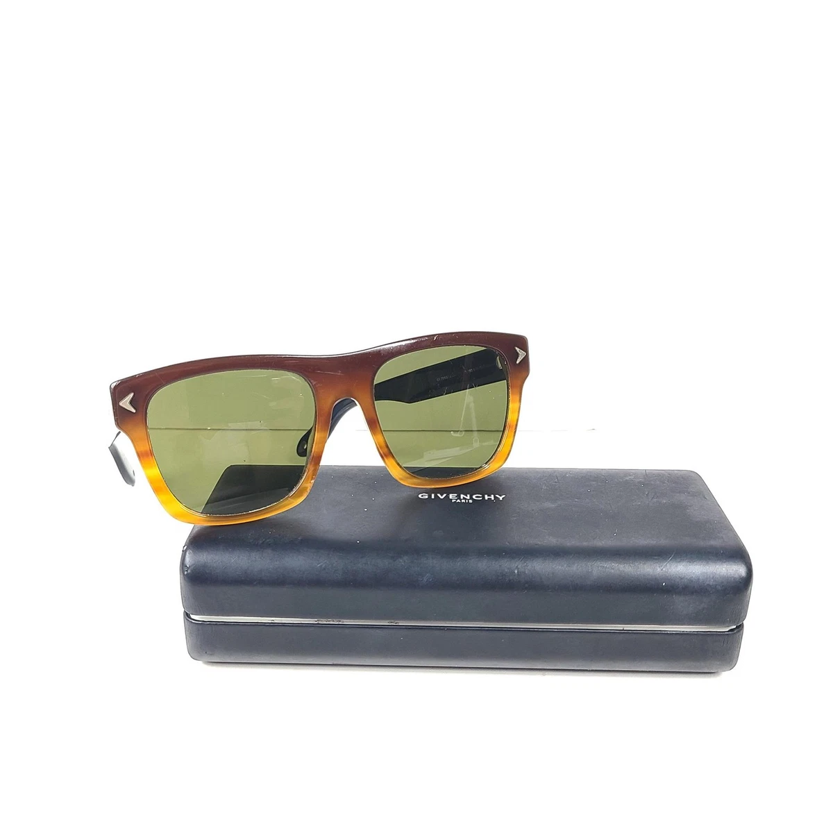 New Authentic Givenchy Tortoise Shell Sunglasses with Green Lenses GV7160/s Givenchy Brown Square Sunglasses for Women for sale | eBay main image 2