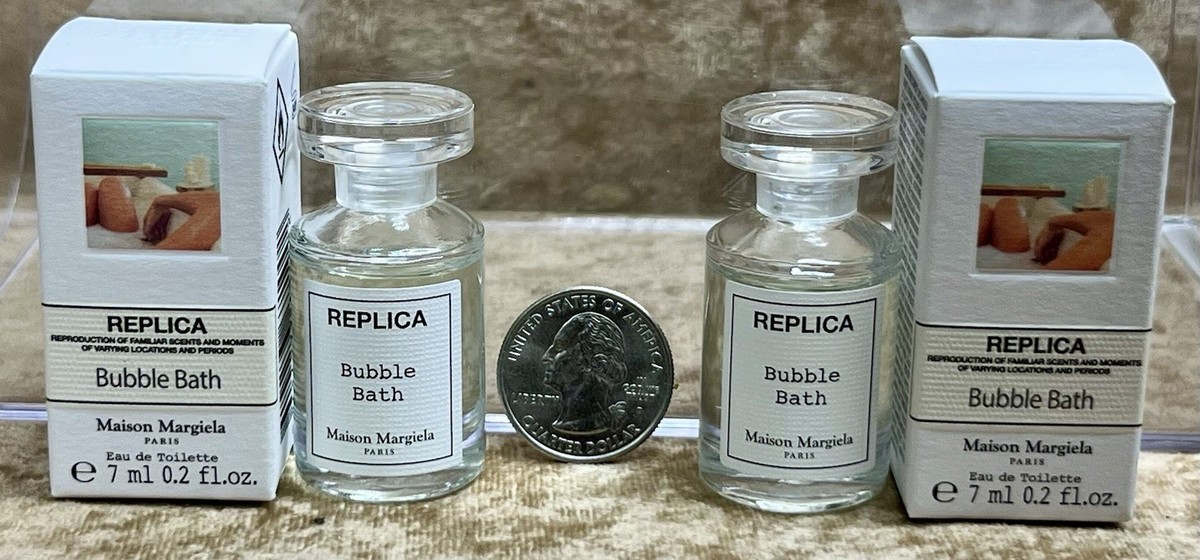 BUBBLE BATH MAISON MARGIELA REPLICA 2X EAU DE TOILETTE 0.2 OZ 7 Ml