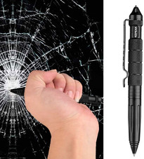 Tactical Emergency Pen Glass Breaker Self Defense Tool Portable Writing Pen
