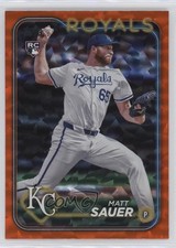 2024 Topps Update Orange Crackle Foilboard 248/299 Matt Sauer #US25 b4d