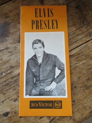 *Vintage Original Elvis Presley RCA Victor Record Catalogue Brochure VGC