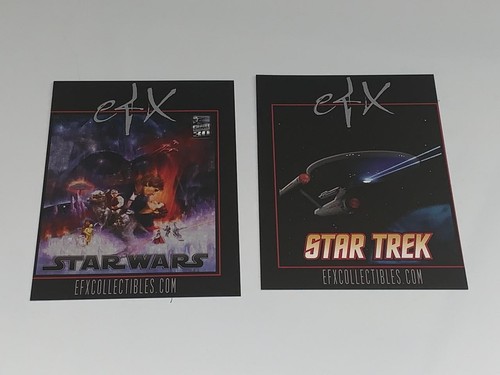 EFX Collectibles Star Trek / Star Wars Empire Strikes Double Sided Postcard 5x7 - Picture 3 of 3