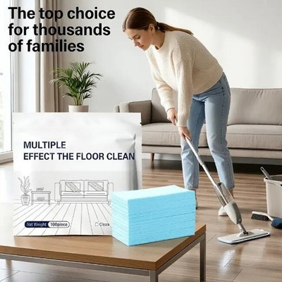 100Pcs Multi-Effect Floor Clean Floor Cleaning Tablets For Home Kitchen US