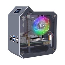N07 MiniTower NVMe NAS Kit for Raspberry Pi 5...