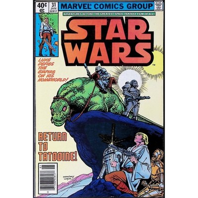 Star Wars #31 Newsstand 1980 Marvel comic book 1st App Silas & Ulric Tagge