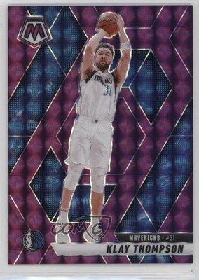 2024-25 Panini Mosaic Purple Mosaic Prizm 41/99 Klay Thompson #16 5y7