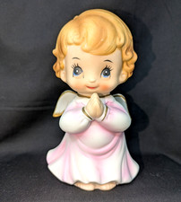 Angel Figurine NIGHT LIGHT Lamp Cherub Girl Vtg or Retro Nursery No Bulb