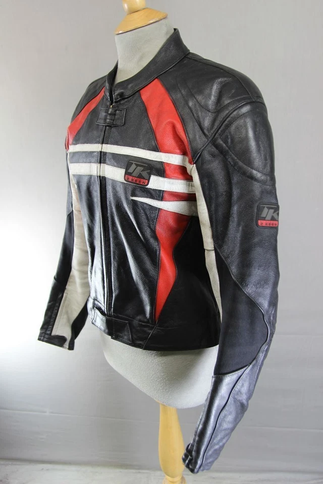 JAQUETA DE MOTOCICLISTA HEIN GERICKE '2 KEEN' COURO COM ARMADURA CE REMOVÍVEL 40 POLEGADAS - Imagem 4 de 4