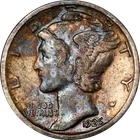 1926-S Mercury Dime - Damage