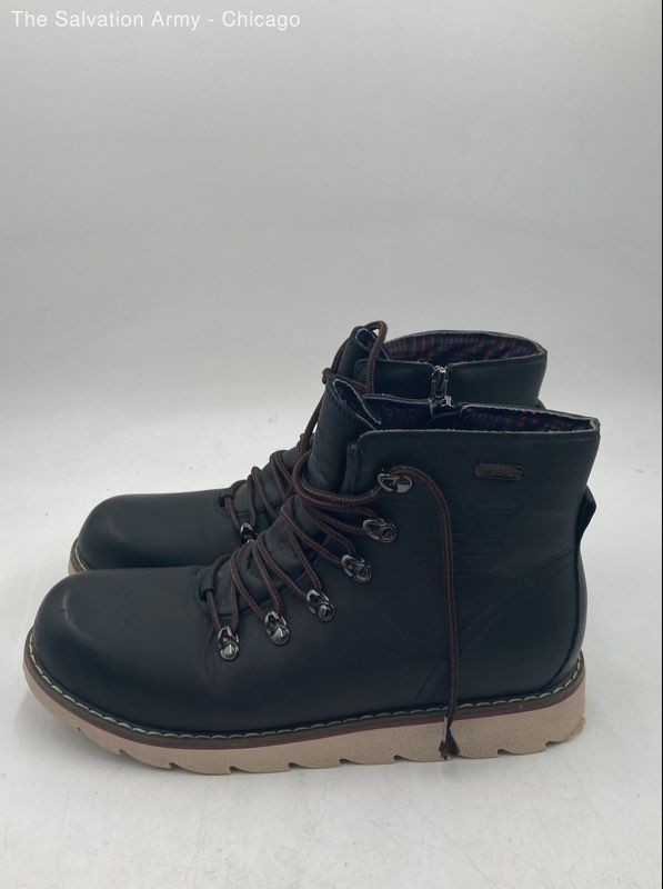 Royal Canadian Mens Argyle Black Round Toe Lace-Up Ankle Boots Size US 11