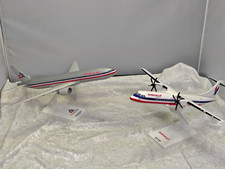 Pair SkyMarks American Airlines Boeing 777-200 1:200 & American Eagle ATR 72