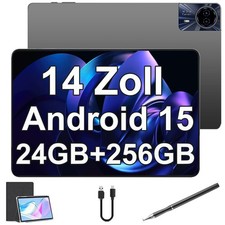 2026 Neu Tablet Android 16 22GB RAM+256GB 8000mAh 10/14Zoll 4G LTE 2SIM …