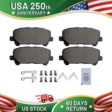Rear Ceramic Brake Pads with Hardware for ZDX Honda Acura MDX Pilot Odyssey