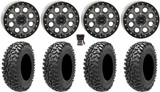 System 3 SB-7 15" Wheels Ti (4+3) 32" Rampage Fury Tires Textron Wildcat XX