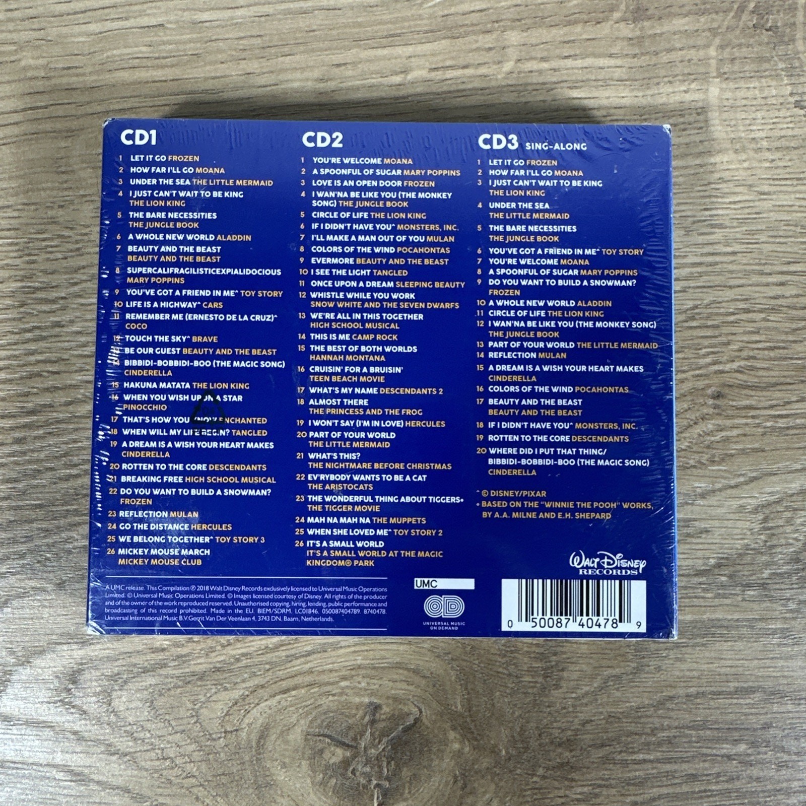 Disney Sing Your Heart Out! - Various Performers (UMC) 3CD Box Set image 6