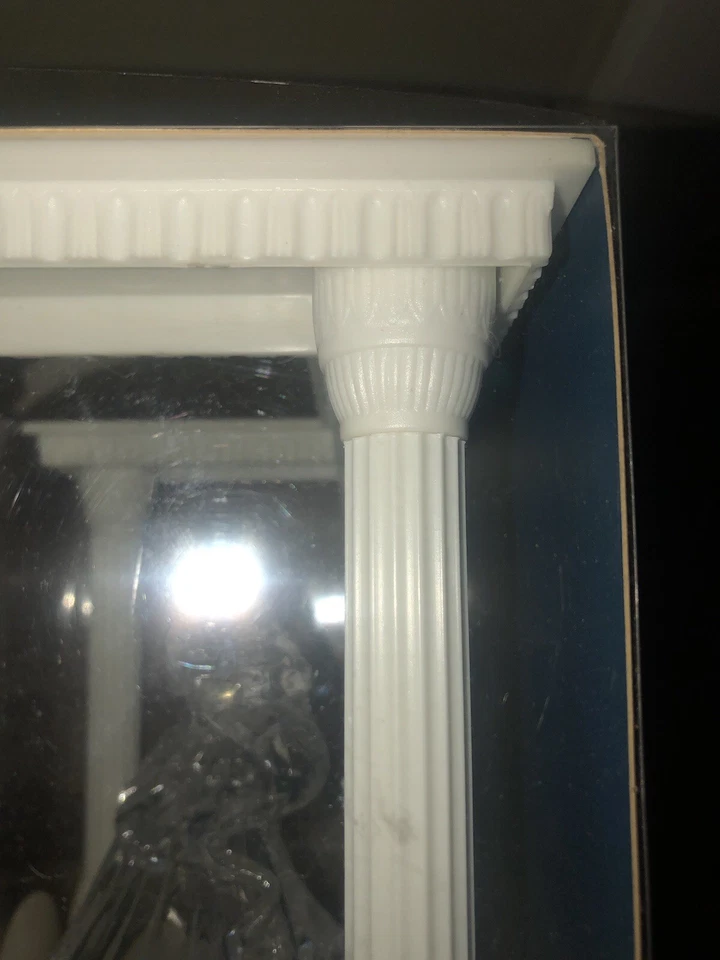 NUEVO EN CAJA WILTON PILAR BLANCO GRANDE RECUERDO BODA NOVIA NOVIO ADORNO PASTEL EXHIBICIÓN Foto 3 de 4