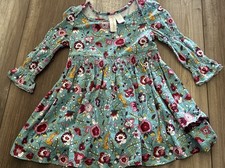 Matilda Jane Painterly Lap Dress Paint by Numbers Girls Size 2T Bunny