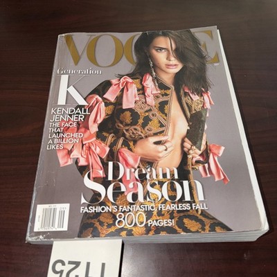 VOGUE US 2016年 12冊セット Vogue Magazine September 2016 Kendall Jenner Cover 800 Pages | eBay