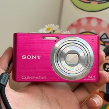 Sony Cyber Shot DSC-W610 Digital Camera 4x Optical Zoom 14.1MP Pink Auto Focus