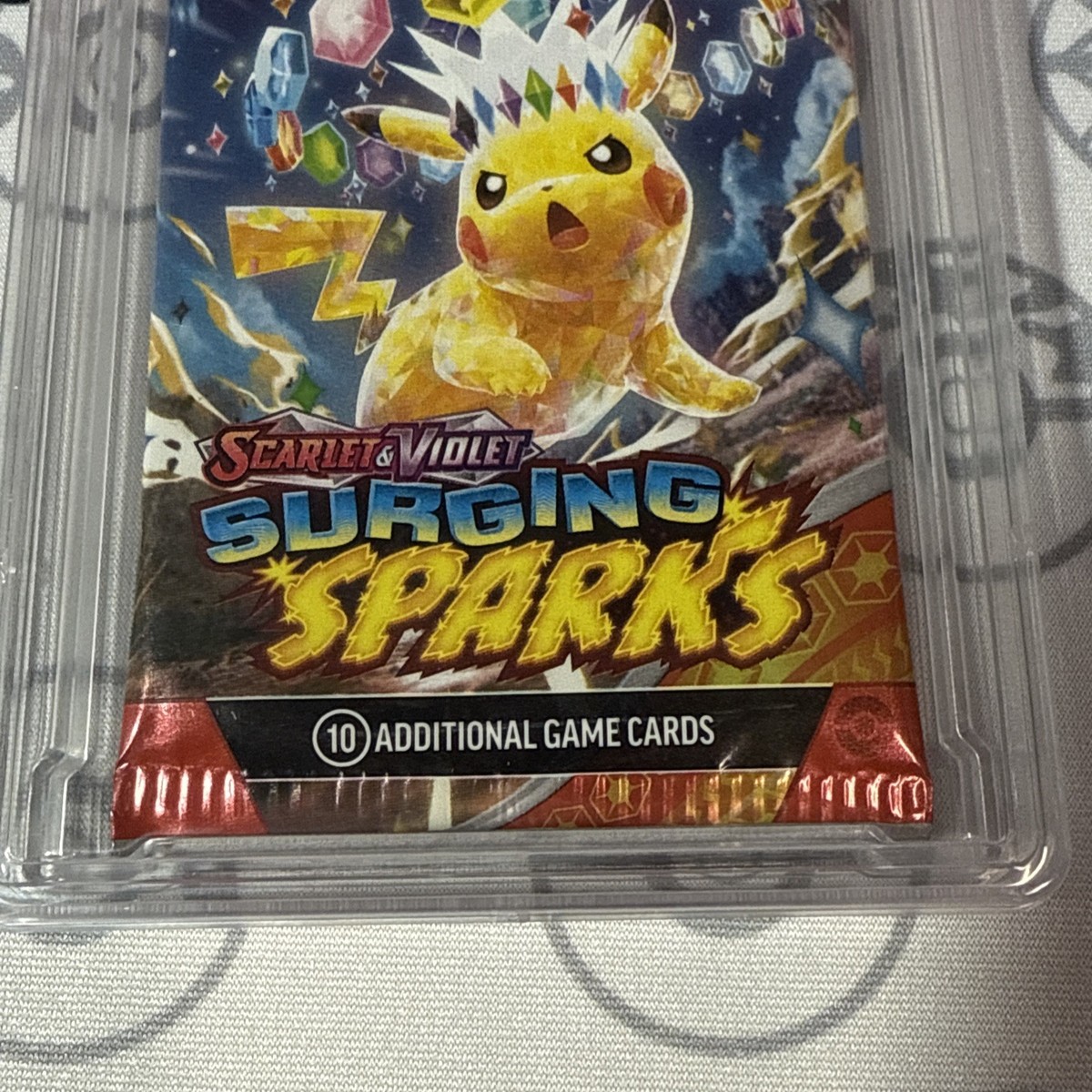 Graded 10 2024 Surging Sparks Sealed Pokemon Booster Pack Pikachu