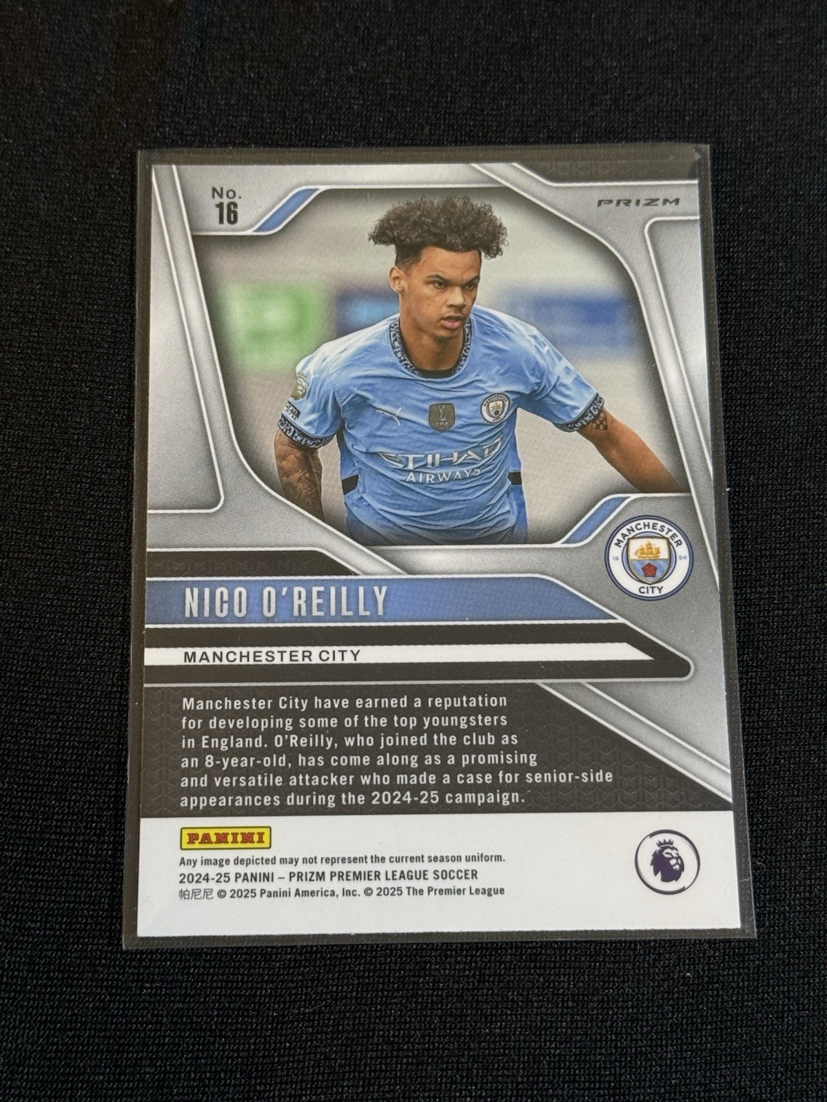 Panini Topps Rookie Nico O'Reilly Manchester City 3 Card Lot Prizm UEFA FIFA view 3