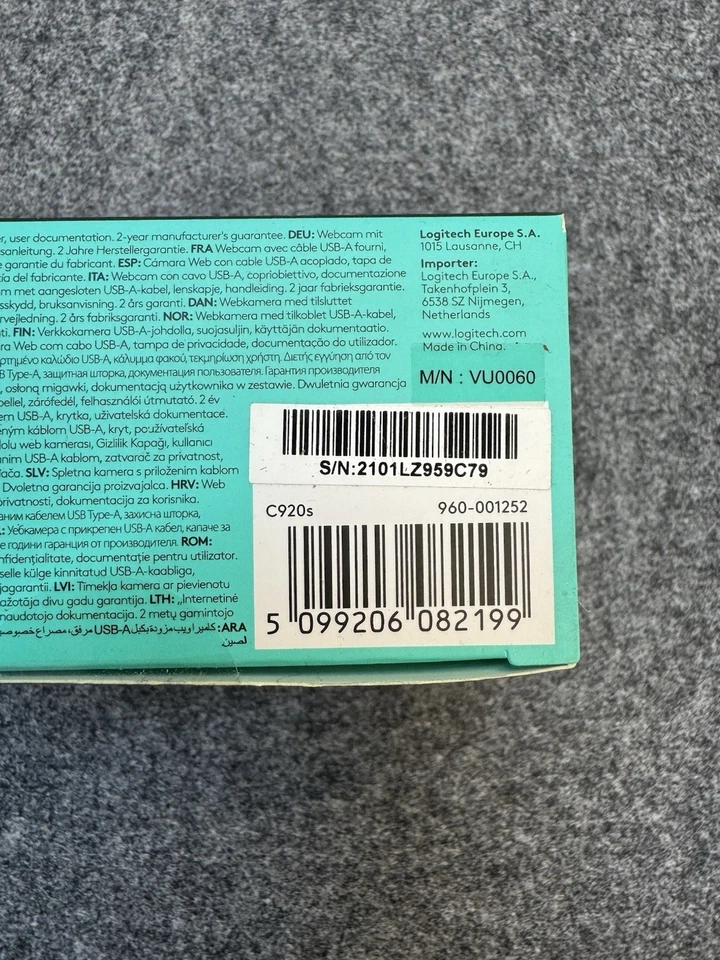 Logitech C920s Pro HD-Webcam - Schwarz (960-001252) * NEU * - Bild 4 von 4
